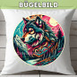Preview: Bügelbild Mystischer Wolf